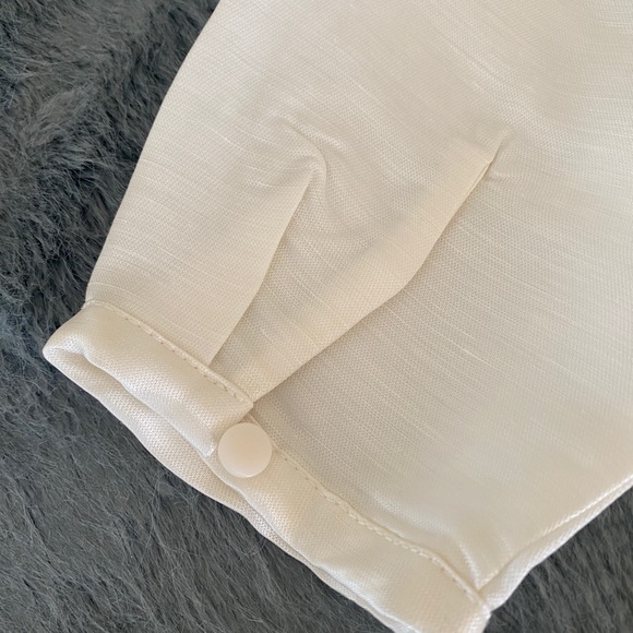 J Crew Linen Blend Cream Midi XS - Picture 13 of 15